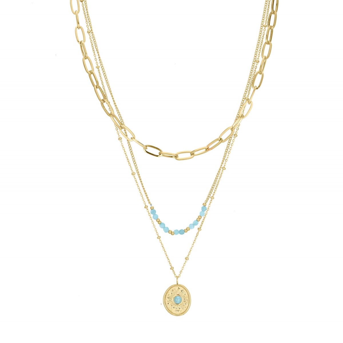 Multi rangs Médaille Amazonite