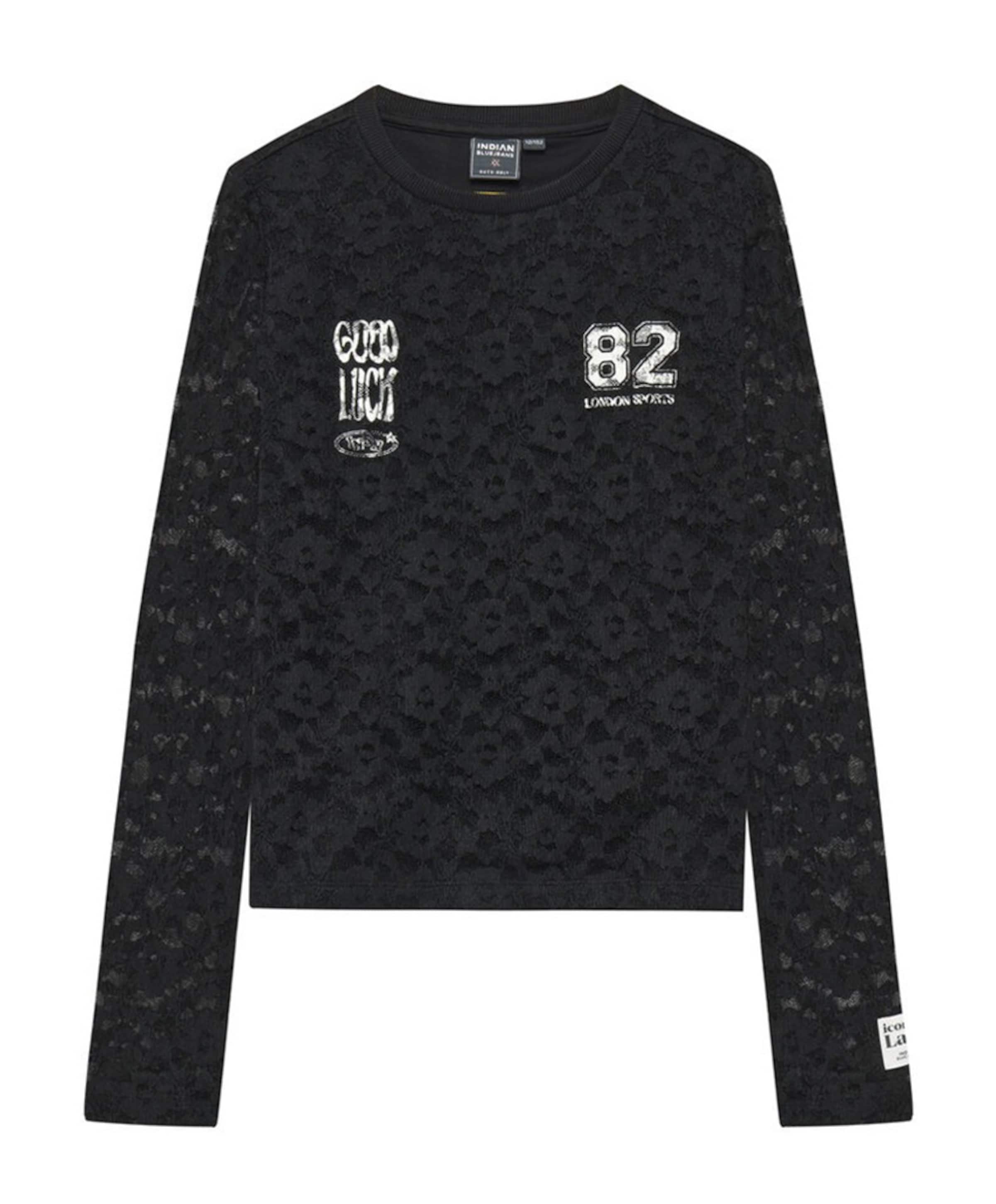 Indian Blue Jeans Meisjes longsleeve zwart