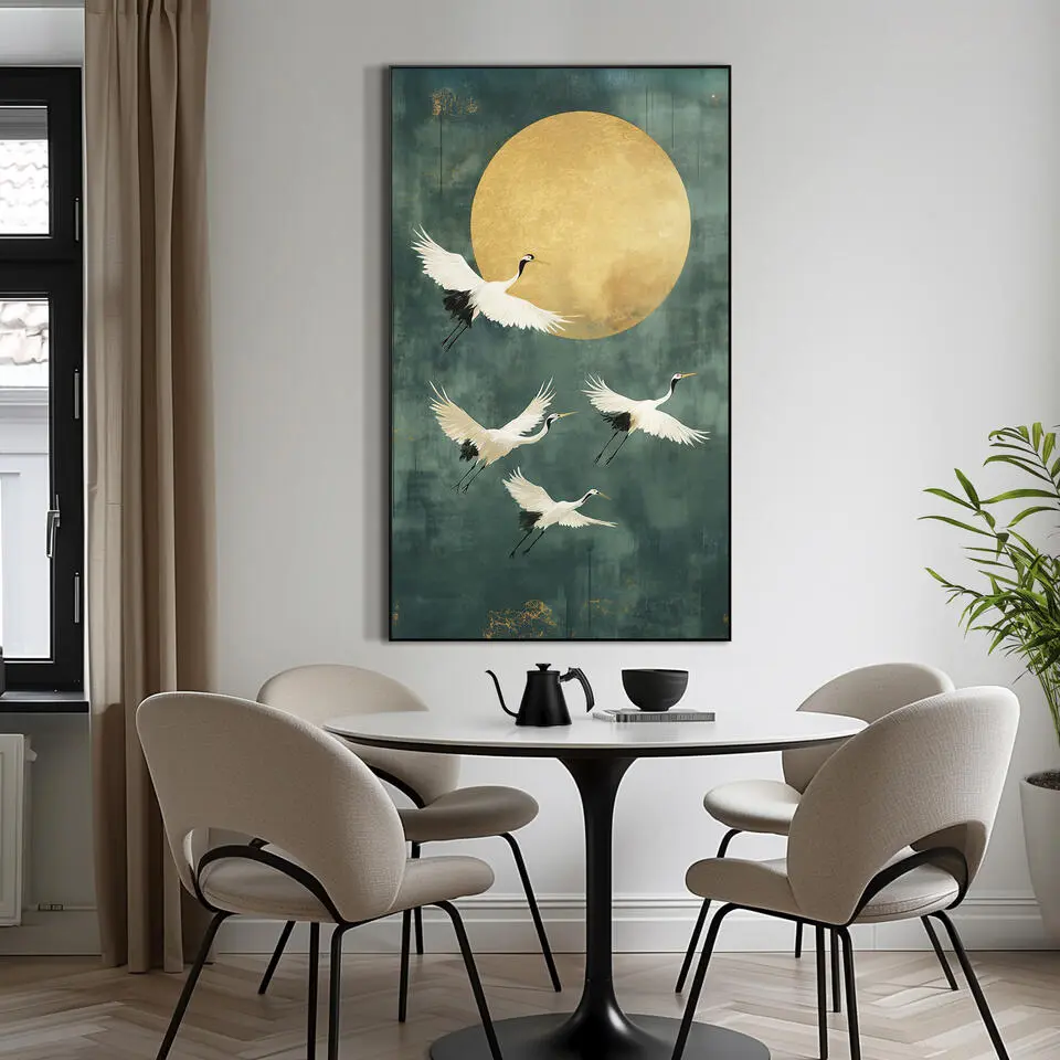 Schilderij volle maan FCL - 118x70 cm