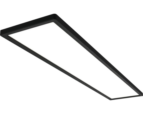 LED Paneel 36W 4800 lm 4000 K zwart 20x98 cm Slank zwart + afstandsbediening + achtergrondverlichtingseffect