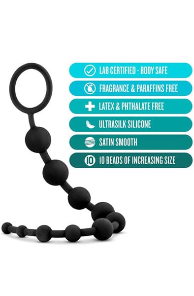 Anal Adventures Platinum Anal Beads 31cm Analkuler