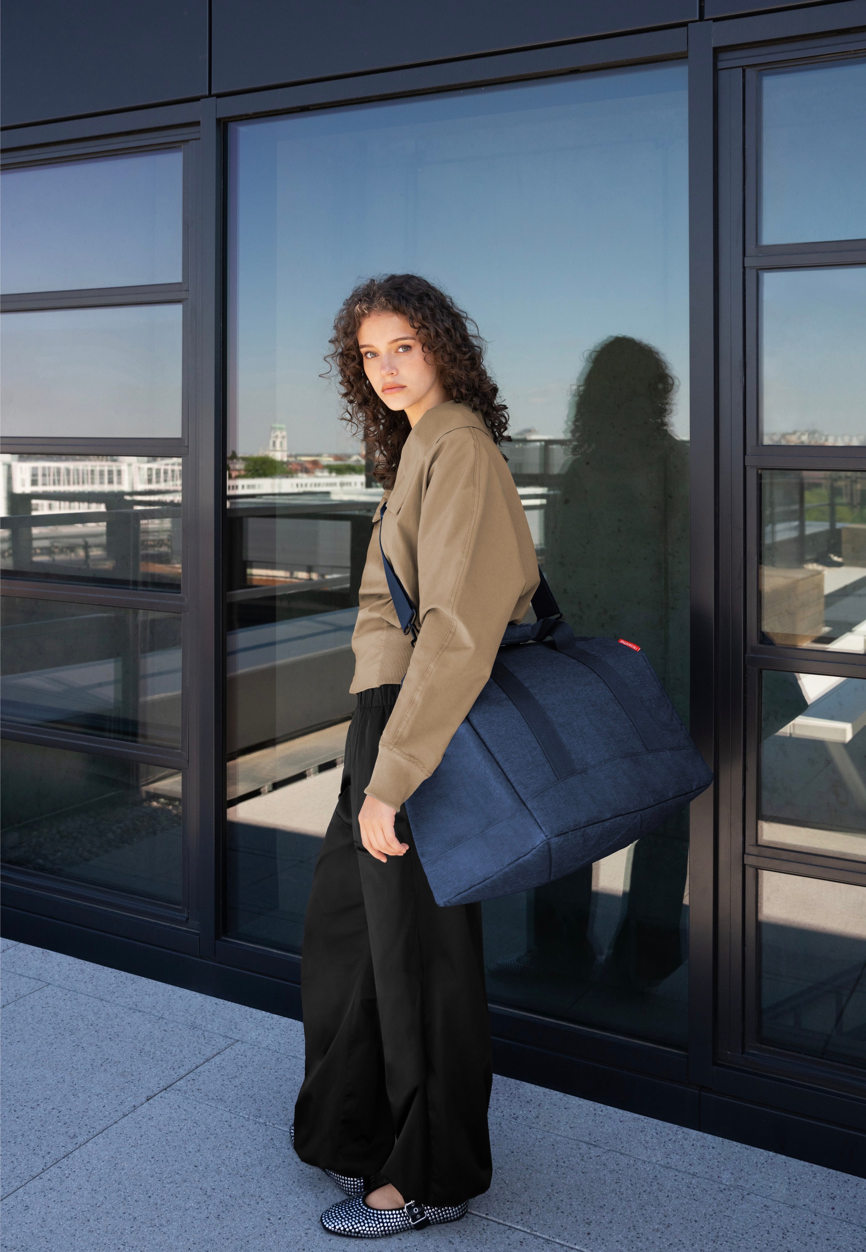 Allrounder L Twist Navy - Dufflebag