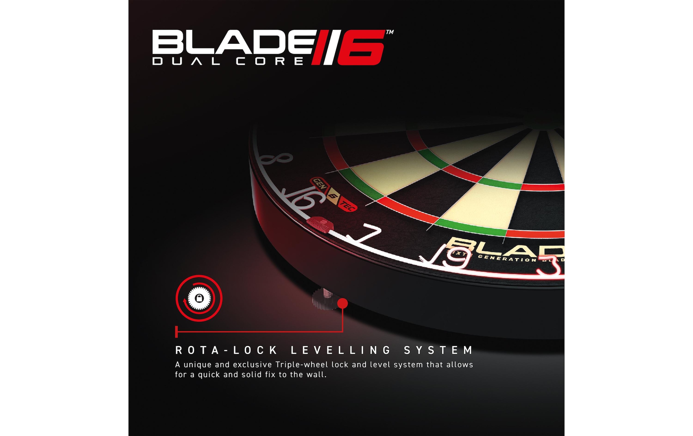 Winmau Dartscheibe »Blade 6 Dual Core«