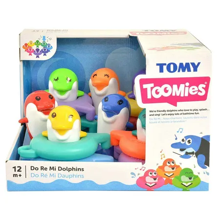 TOMY Bath Toys Do Re Mi Delfine