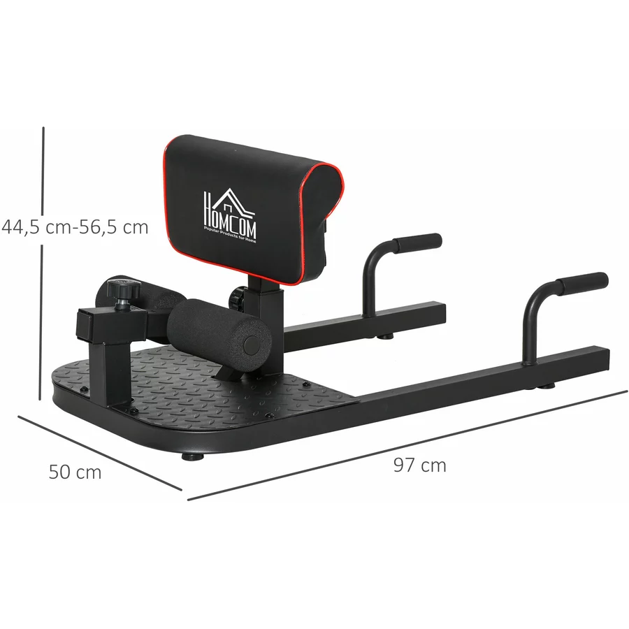 HOMCOM 3-in-1 Trainingsgerät schwarz
