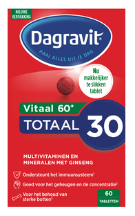 Dagravit Vitaal 60  Totaal 30 Tabletten 60TB