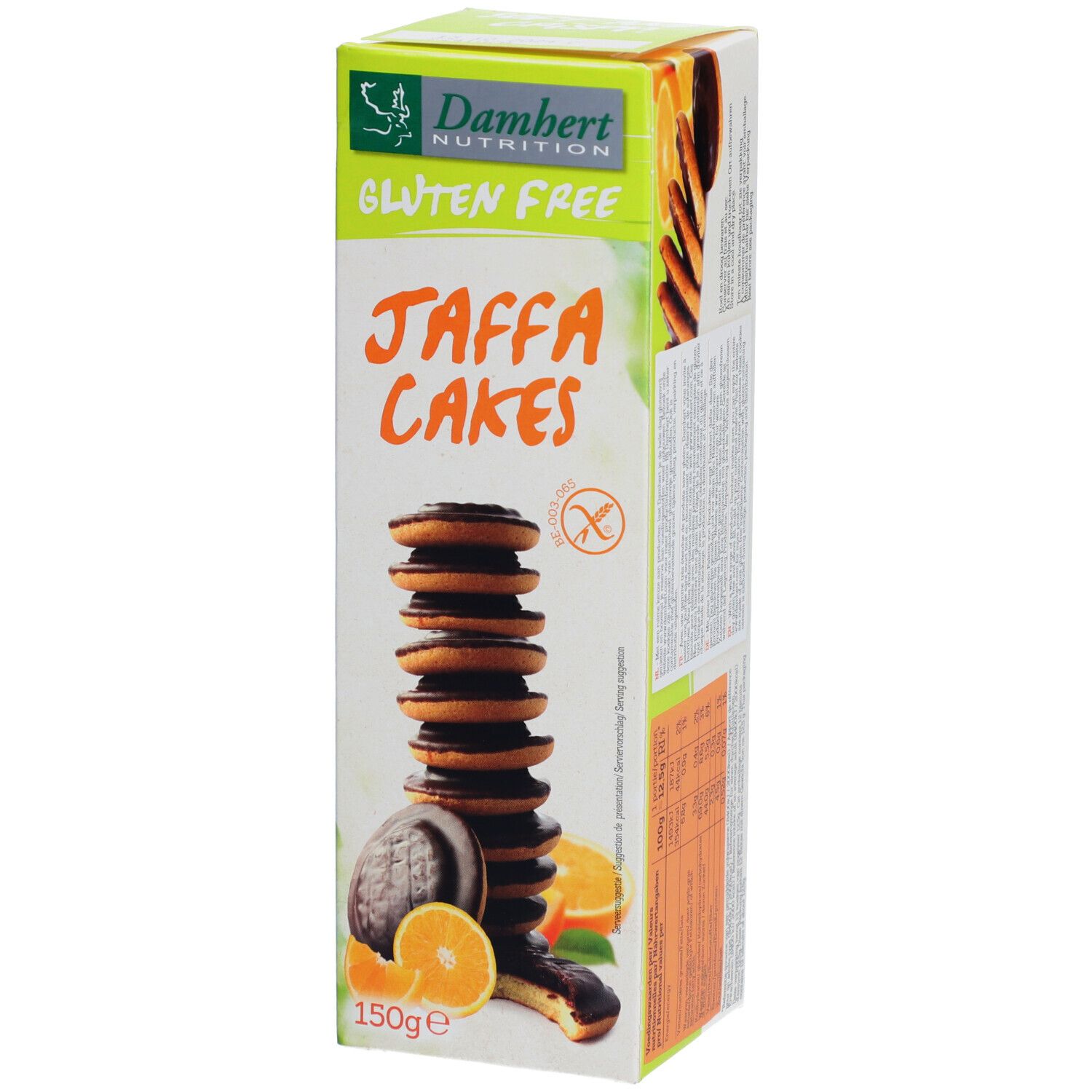 Damhert Jaffa Cakes glutenfrei