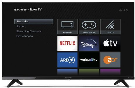 Sharp - 32GD2225E - TV - Zwart - LCD - Klaar voor HD