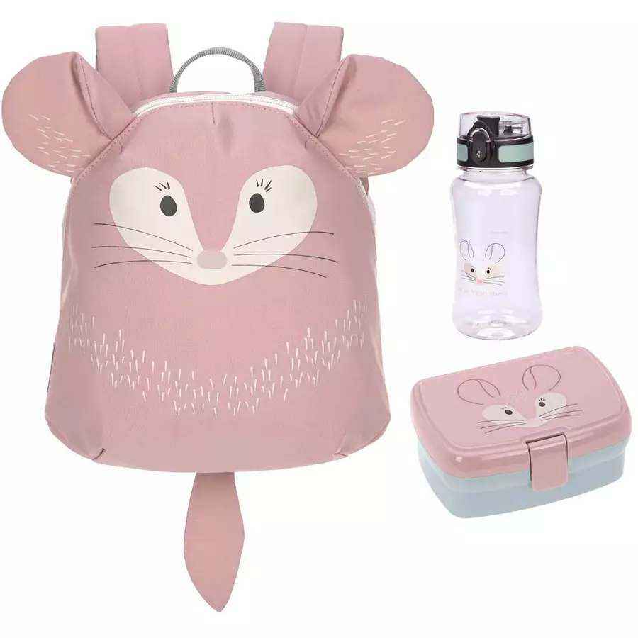 Lässig Kinderrucksack mit Brotdose & Trinkflasche About Friends rosa