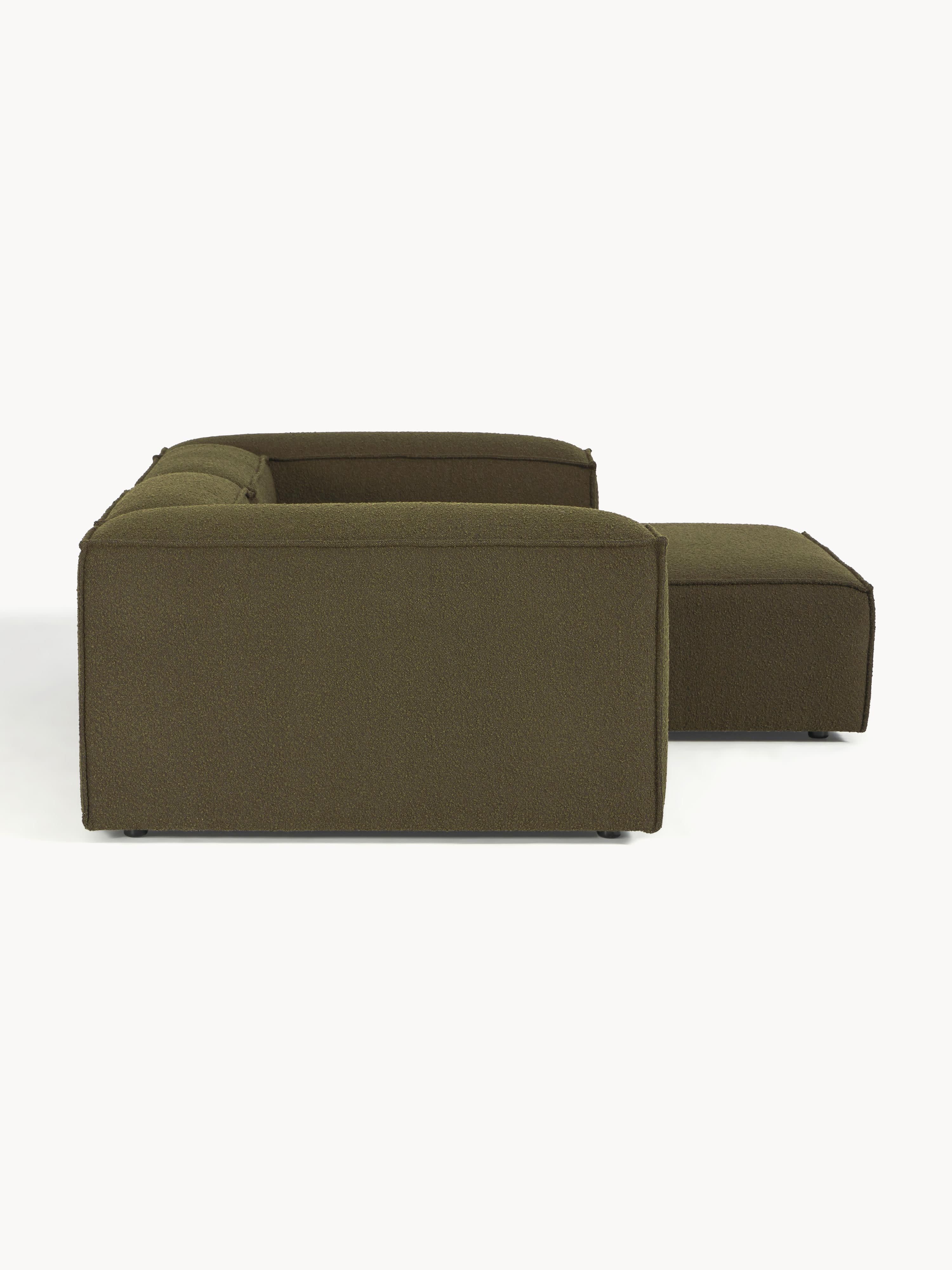 Bouclé modulaire hoekbank Lennon (2-zits)