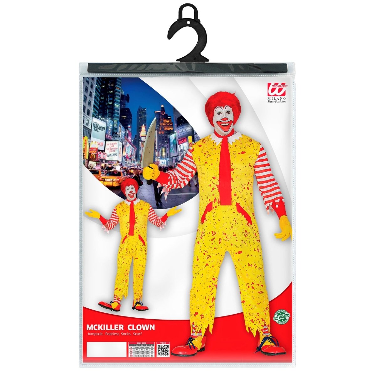 Halloween Kostuum Geel Heren Clown
