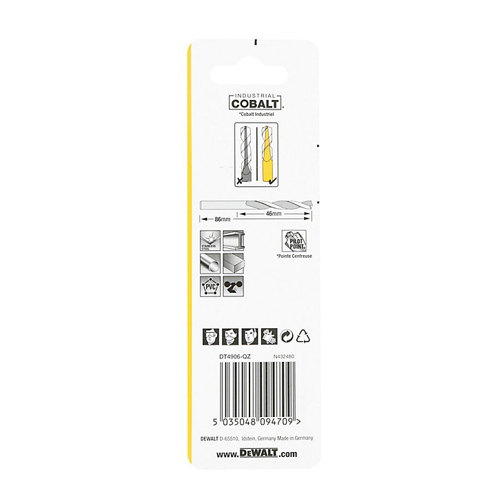 Foret métal ø 5x86 mm DeWalt Extreme