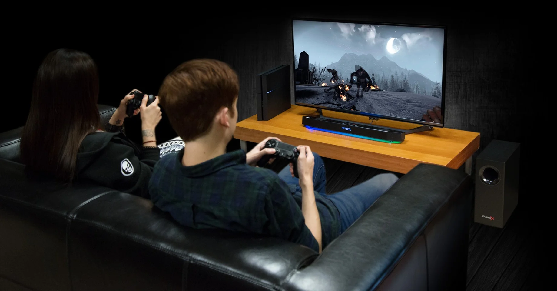 Creative - Sound Blaster X Katana - Gaming Soundbar