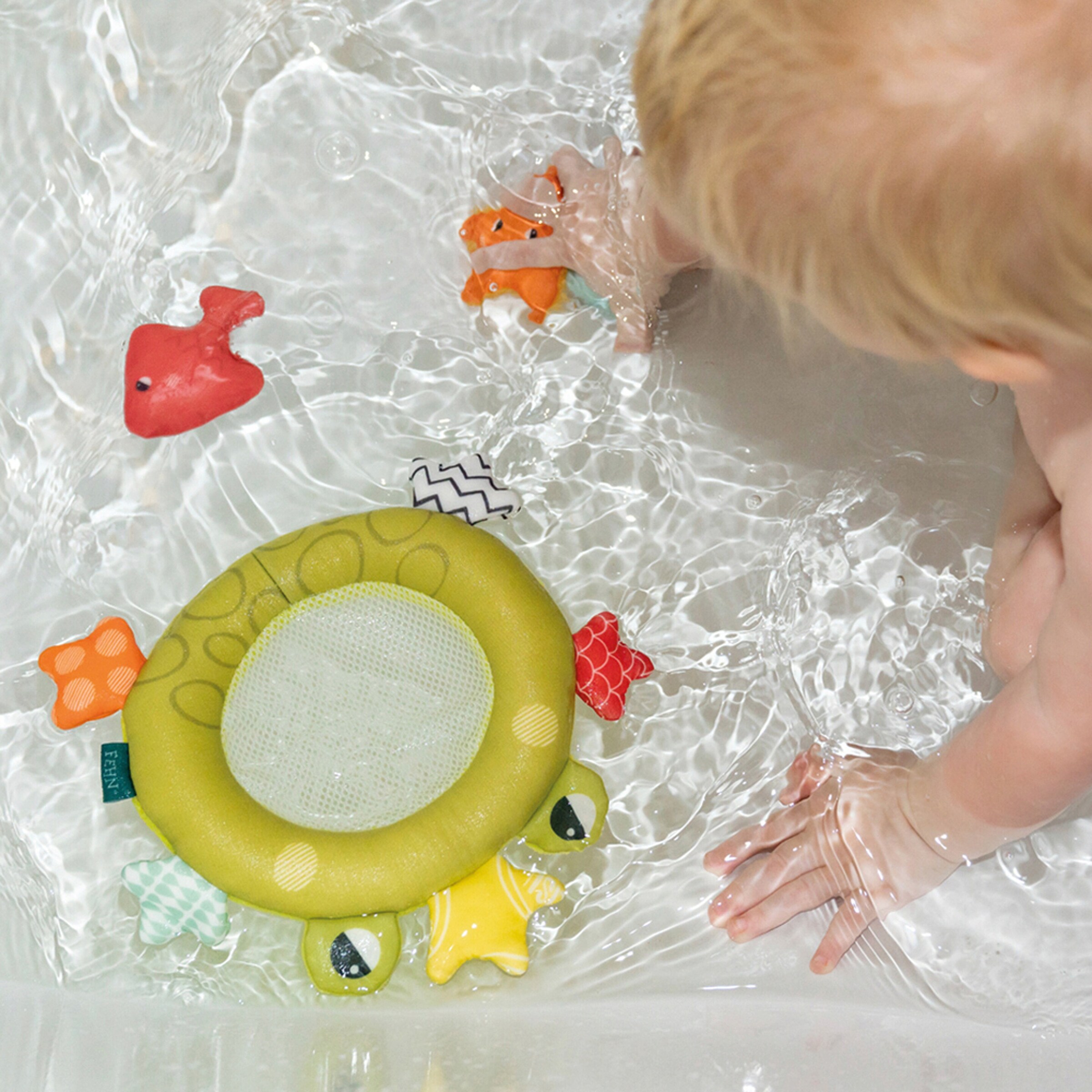 Fehn Badespielzeug Kescher Frosch Plansch & Play