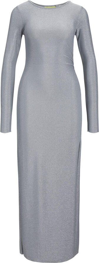 JJXX JXZIA STR SS GLITTER ANKLE DRESS JR Silver