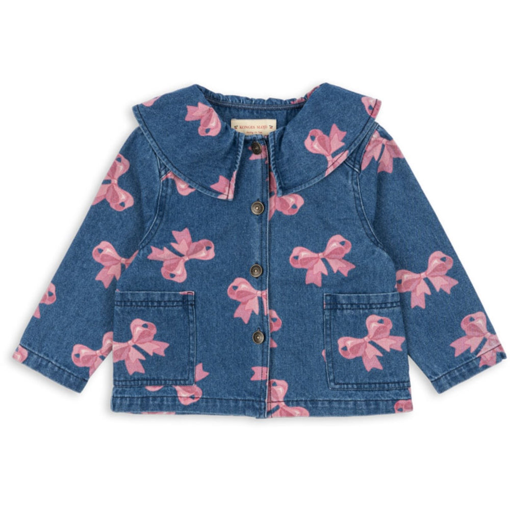 Køb Konges Sløjd Bella Sløjfe Magot Krave Jakke Denim GOTS
