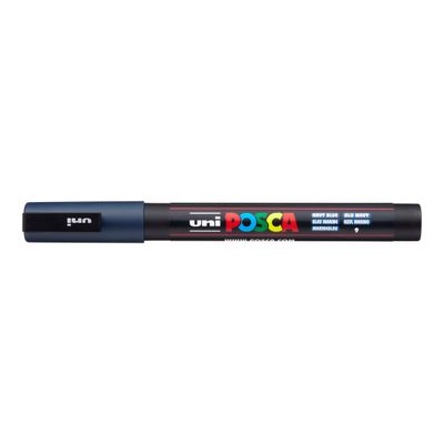 Posca - Marqueur peinture pointe fine - bleu marine