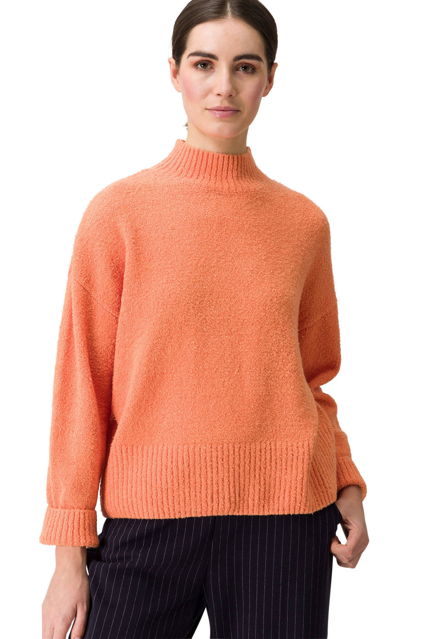 zero| Damen Pullover mit Rollkragen