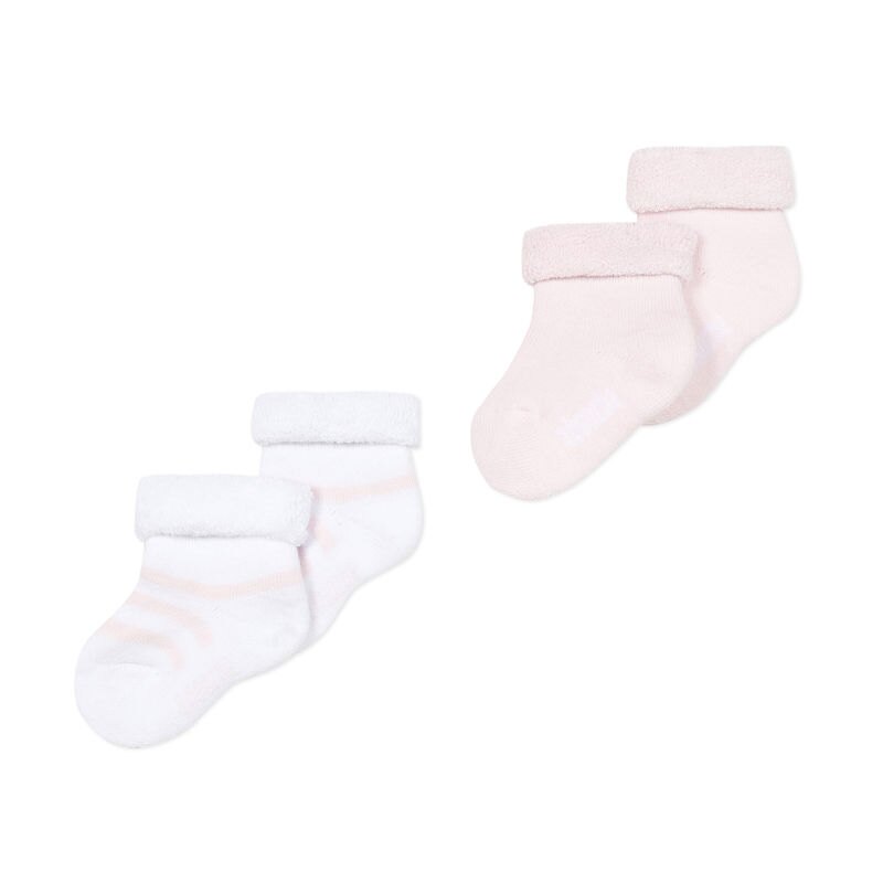 Lot de 2 paires de chaussettes bébé Absorba Aucune nuance