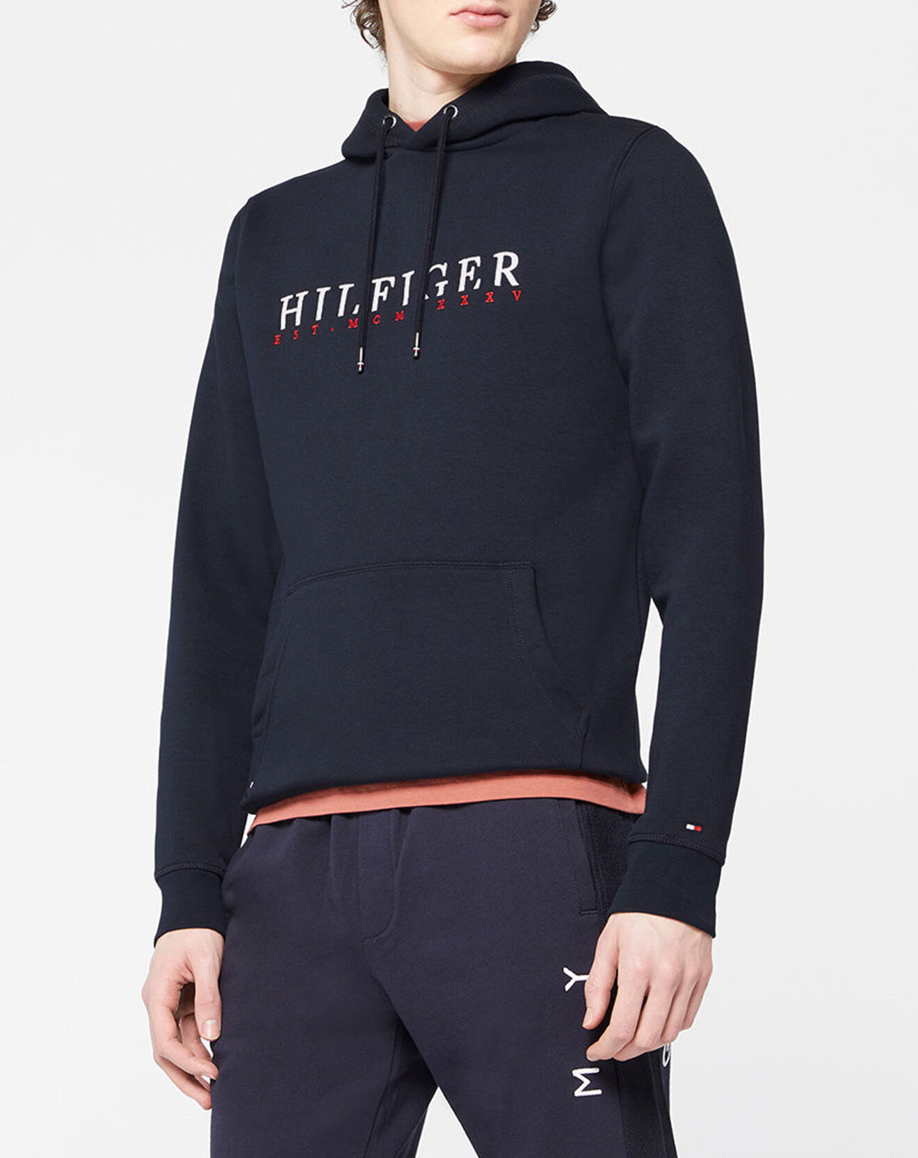 Tommy Hilfiger Sweat à capuche Corp Graphic bleu marine