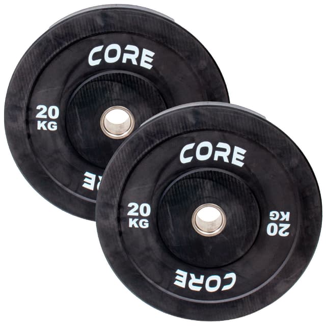 Core Sæt af 2 Bumper plates 5-25 kg