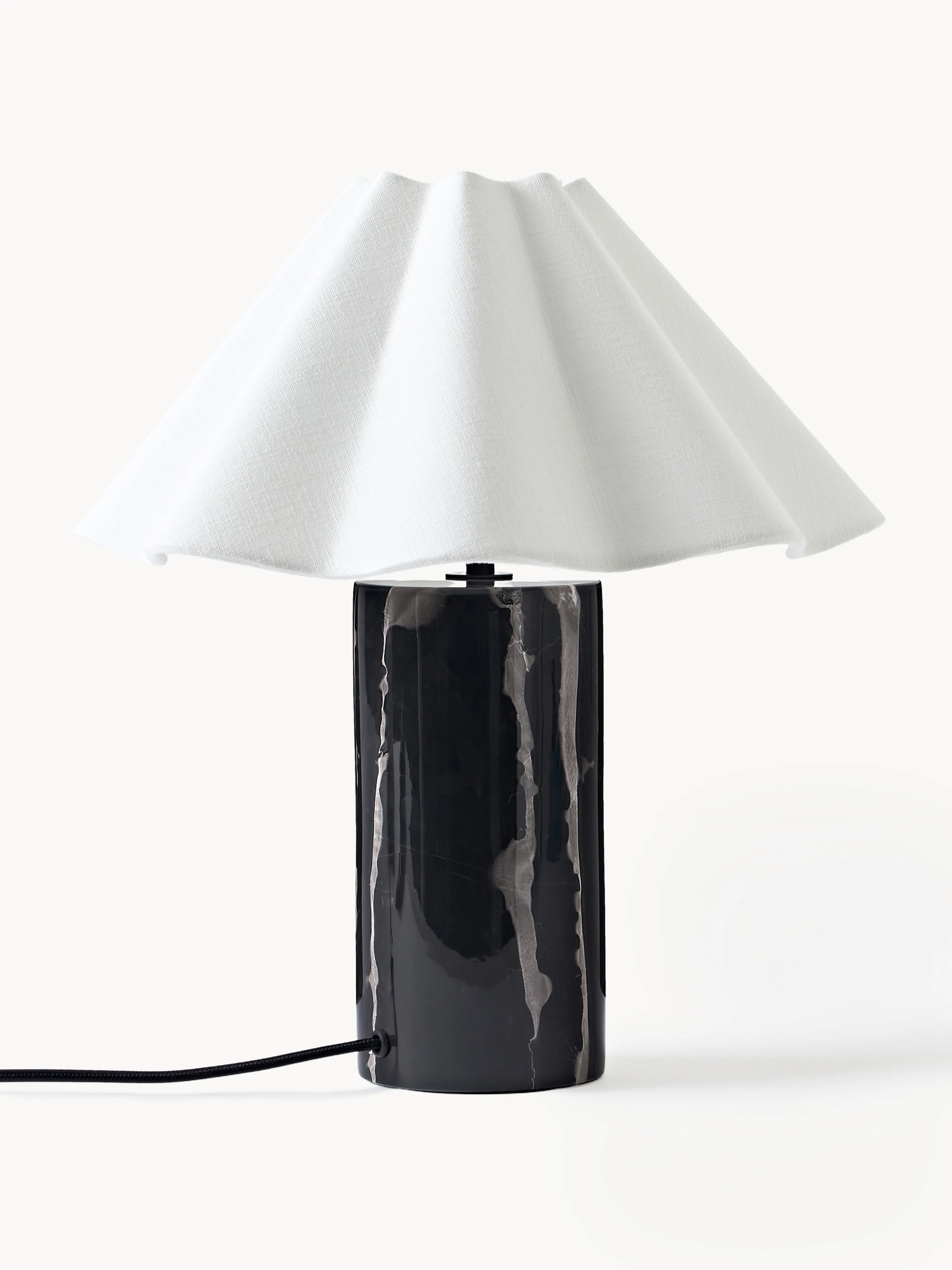 Dimbare LED tafellamp Arya met marmeren voet