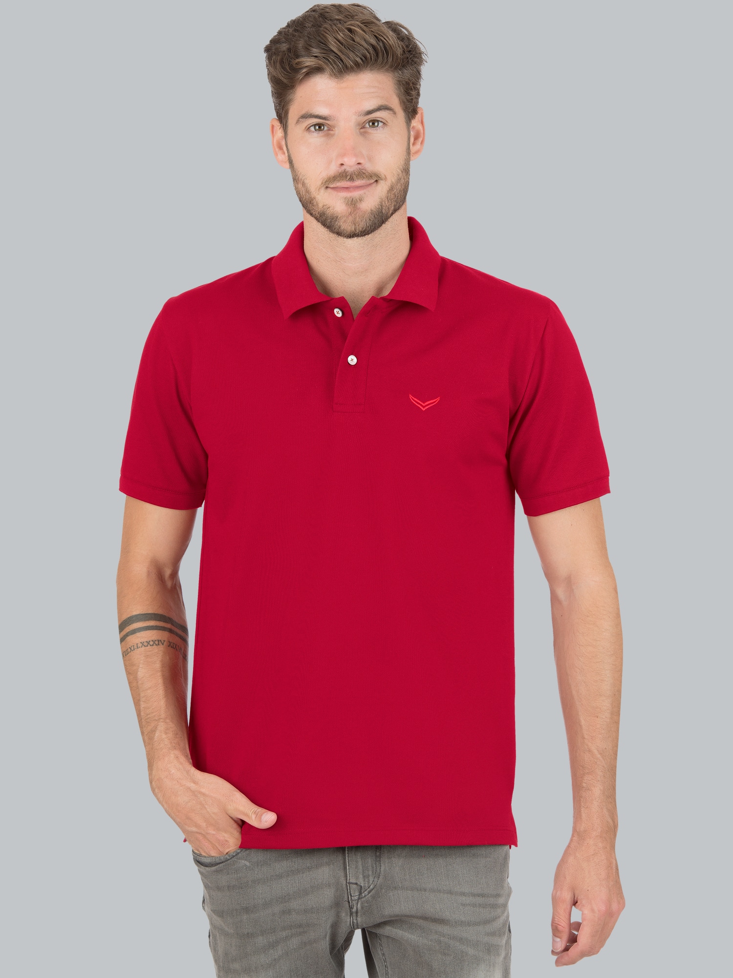 Poloshirt DELUXE Piqué Kirsch