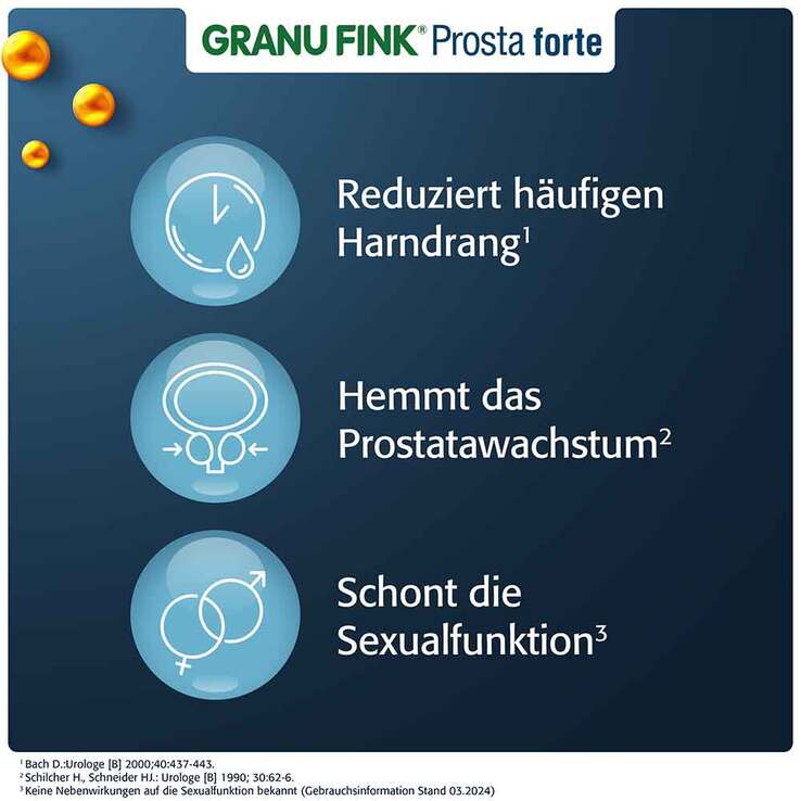 GRANU FINK Prosta forte 500 mg Hartkapseln, 40 St