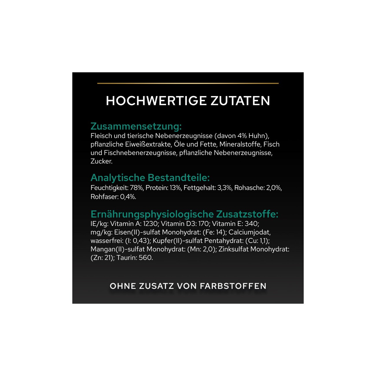 PRO PLAN Sterilized Nutrisavour 26x85g Huhn