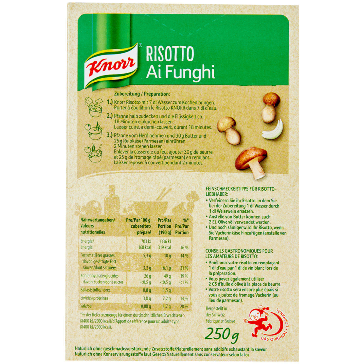 Knorr Risotto ai Funghi