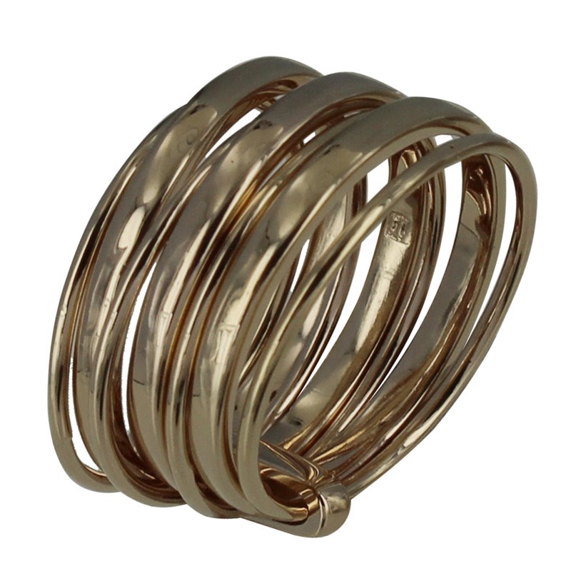 Bague Plaqué Or Semainier