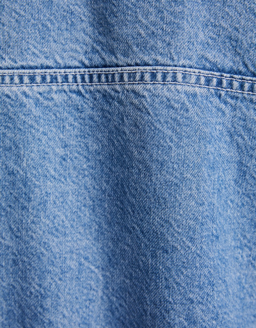 Jaqueta bomber jeans
