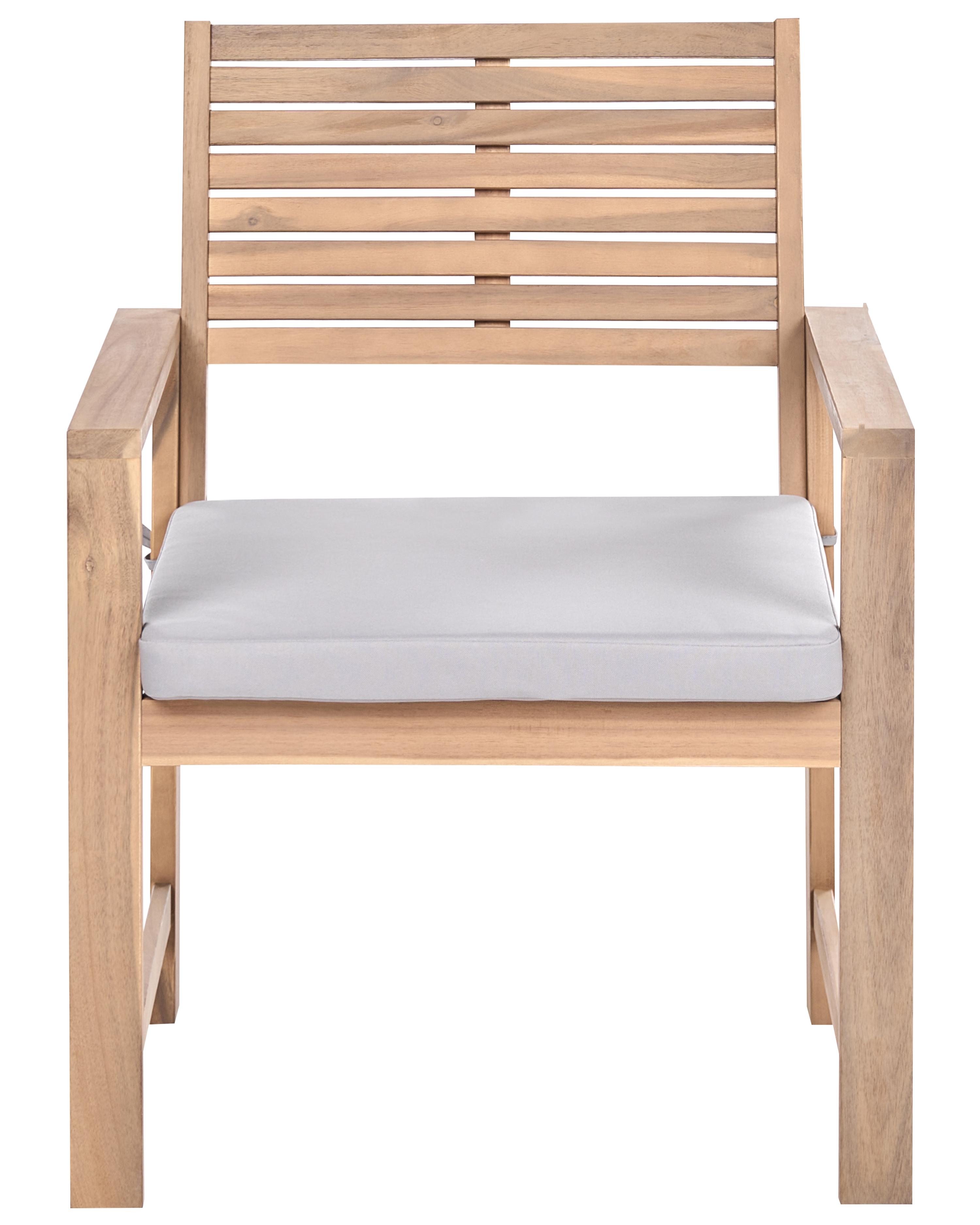 Loungeset met tafel 4-zits FIAMES Gecertificeerd acaciahout Grijs