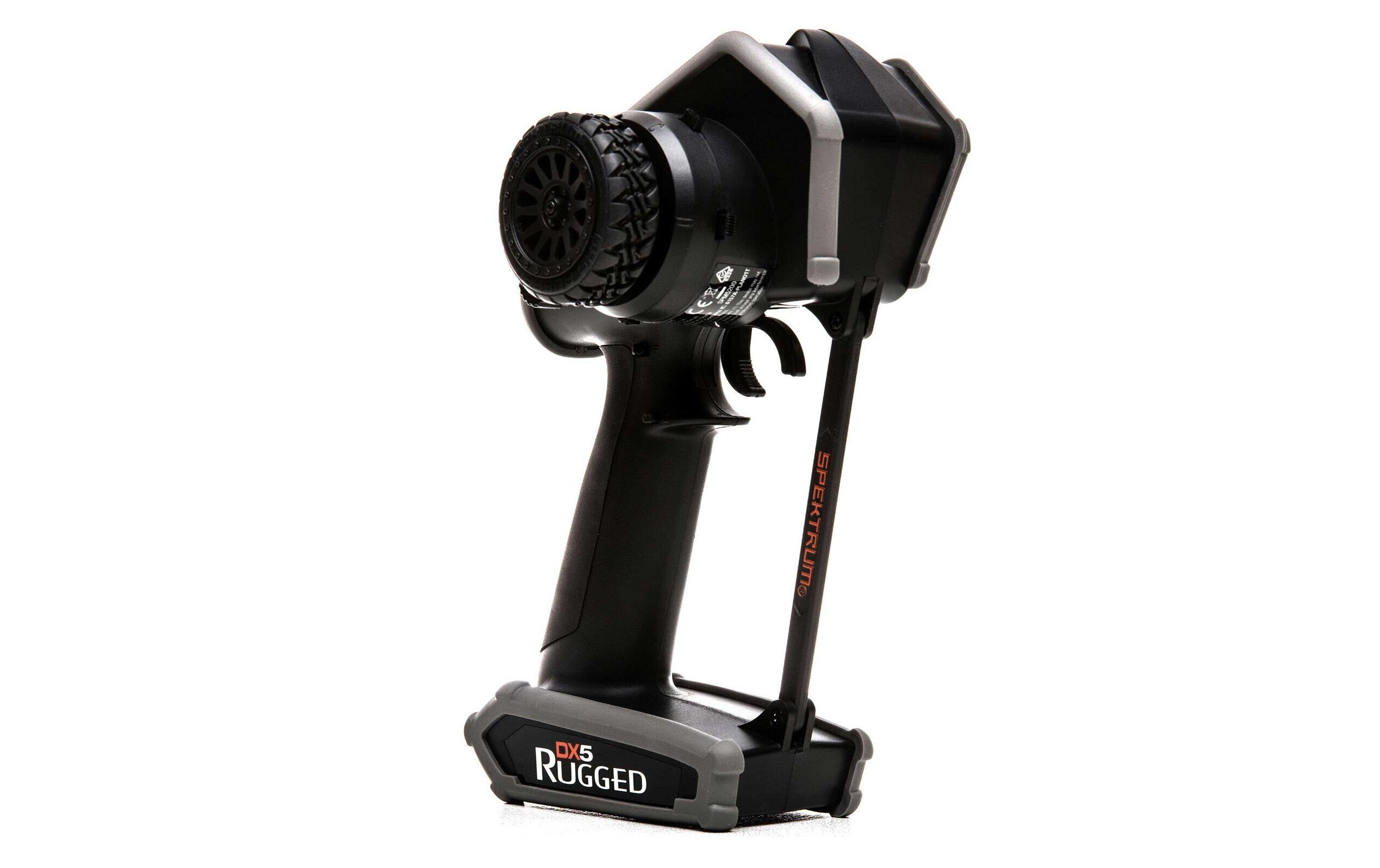 Fernsteuerung DX5 Rugged DSMR mit SR515<br>Solider 5-Kanal Sender für RC Fahrzeuge