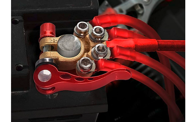 IWH Batterie-Polklemmen 2 Stück mit Schnellspanner für Plus und Minus