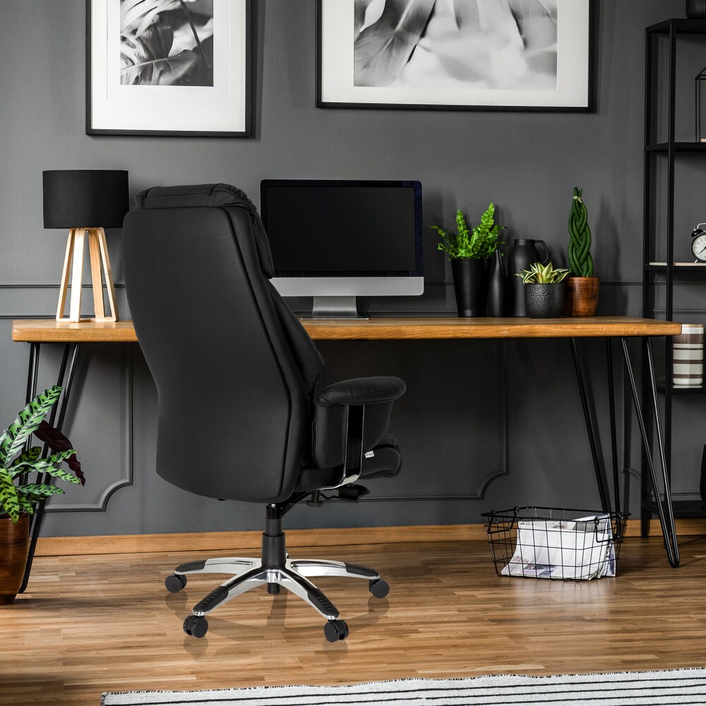 Luxus Chefsessel PRADO Leder mit Armlehnen hjh OFFICE
