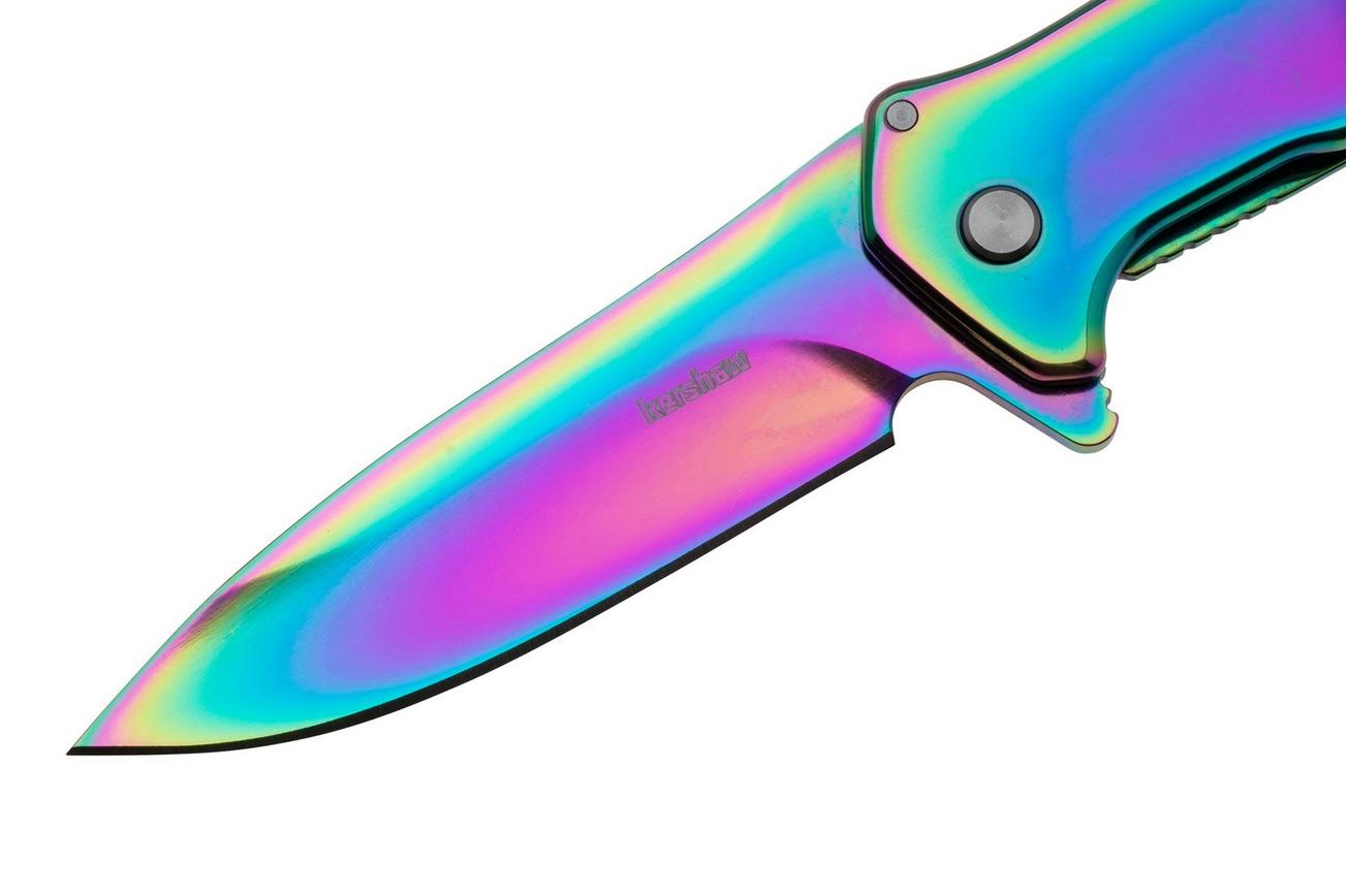 Kershaw Outcome Rainbow 2044RBW, 4Cr14, Stainless Steel, zakmes