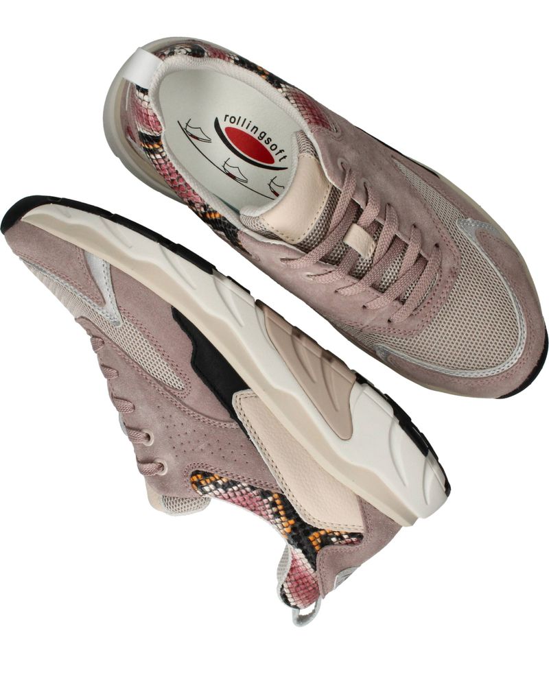 Gabor Rollingsoft Sneakers Roze Dames