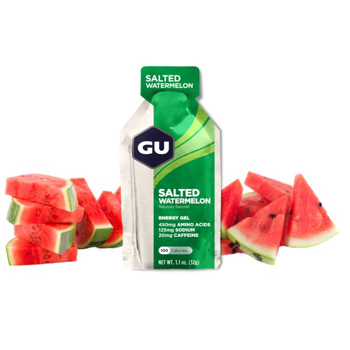 GU Energy Unisex Energi Gel Caffeine (Salted Watermelon)