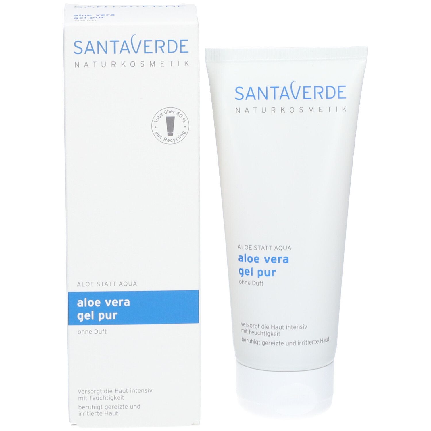 SANTAVERDE Aloe Vera Gel pur ohne Duft