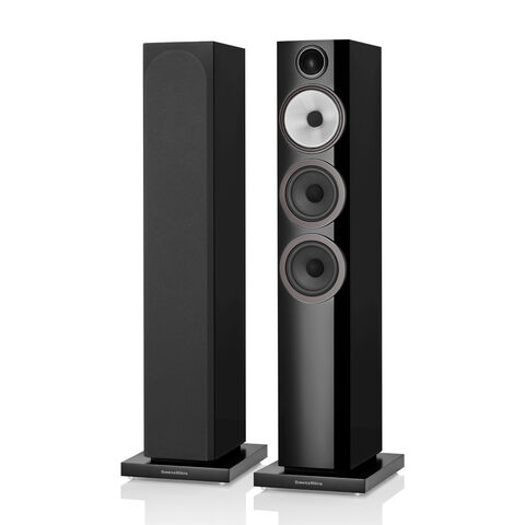 Bowers & Wilkins 704 S3 – slanke, exclusieve vloerluidspreker met topgeluid Hoogglans zwart