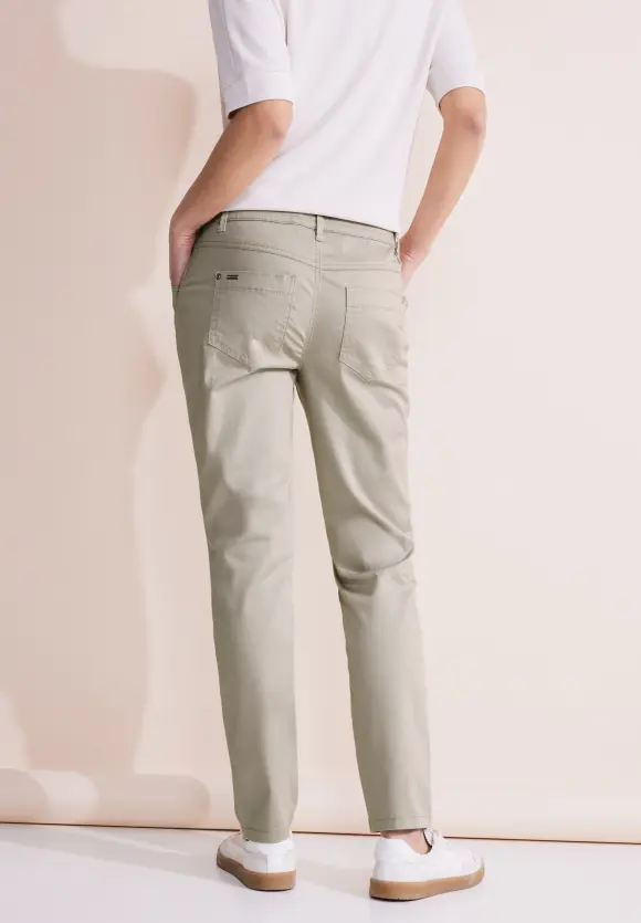 Casual Fit Hose - dolomite stone