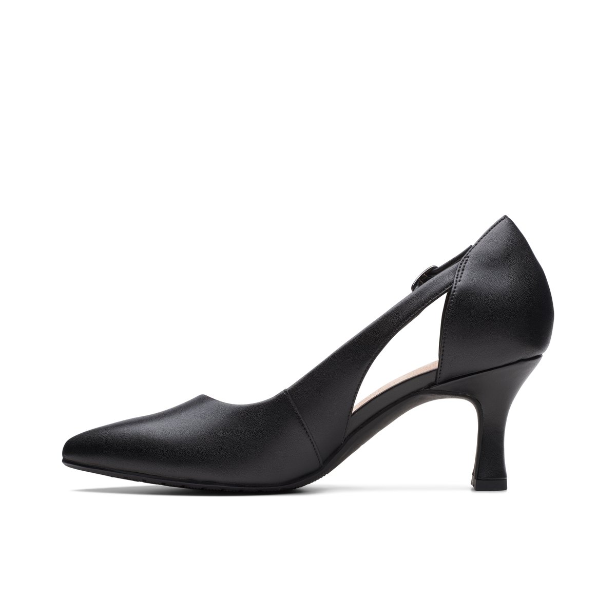 CLARKS-Kataleynarae-Chaussure à talon haut - Talon aiguille - Noir/Noir