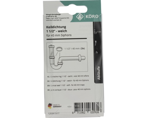 Wigafdichting 1 1/2