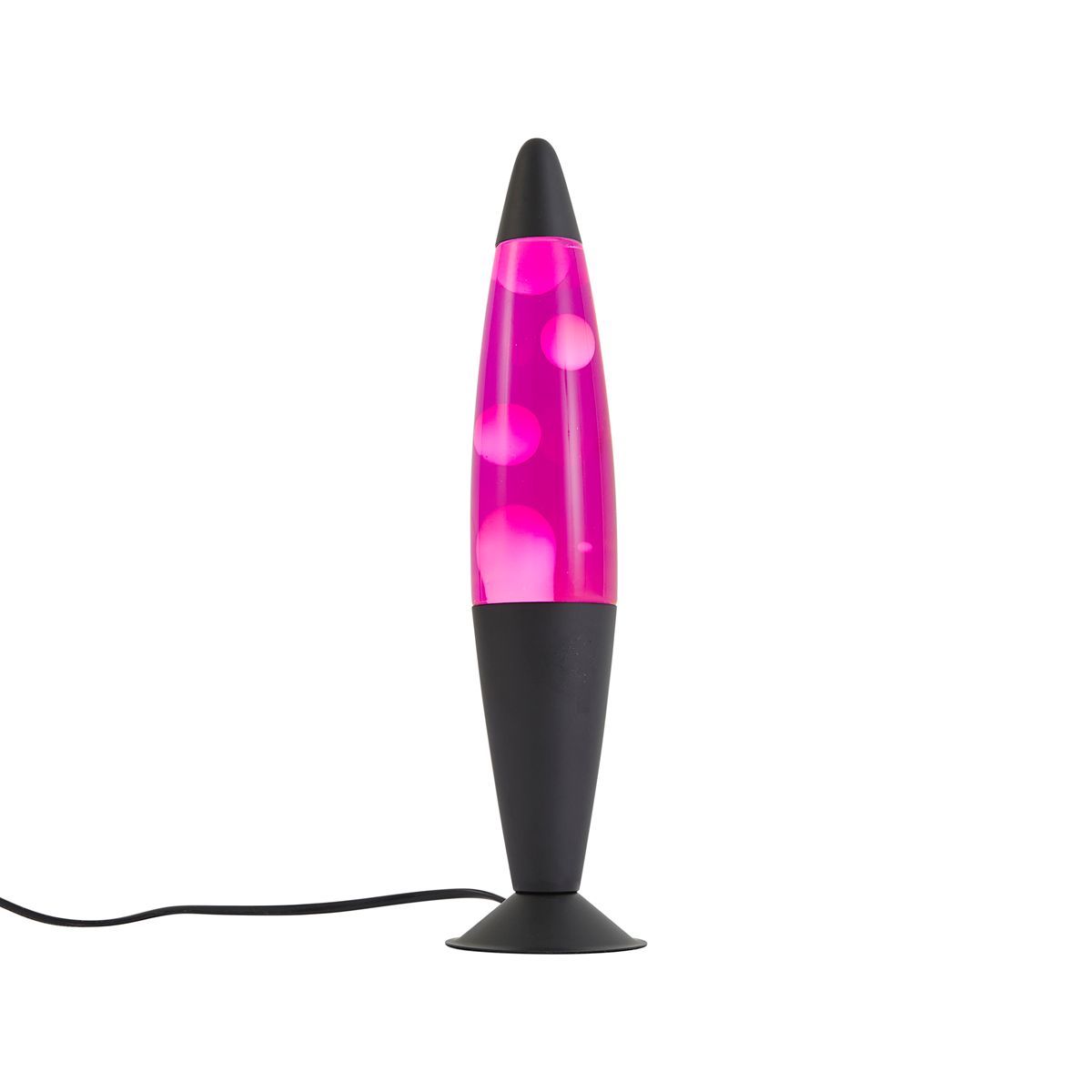 Lavalamp roze met witte wax incl. LED - Molten Lava