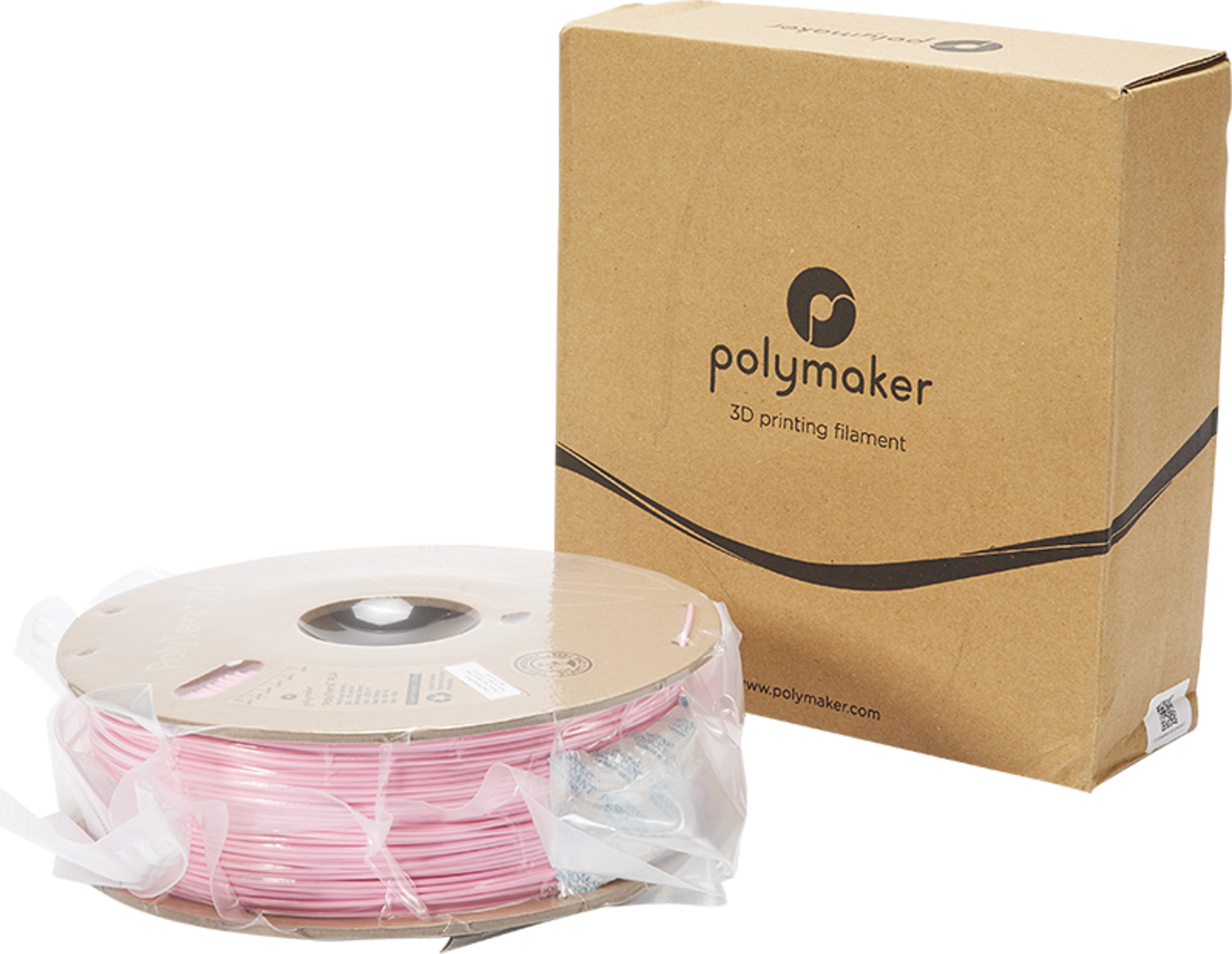 Polymaker  PolyTerra PLA Sakura Pink, 1,75 mm / 1000 g    Filament mit reduziertem Kunststoffgehalt