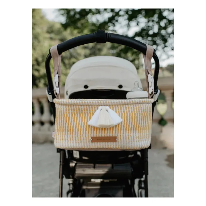Mara Mea Sac organiseur de poussette | Jaune citron