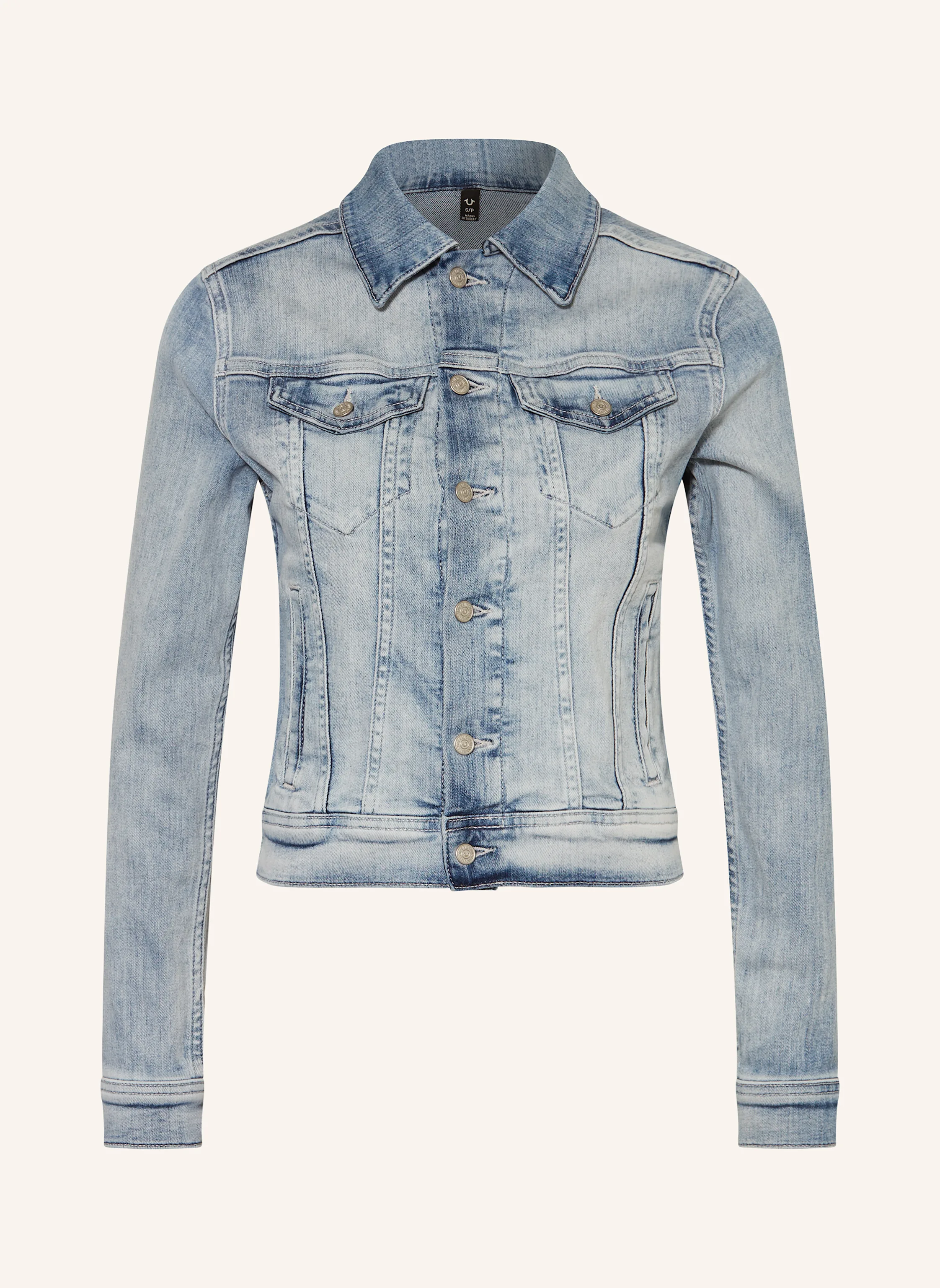 TRUE RELIGION Cropped-Jeansjacke