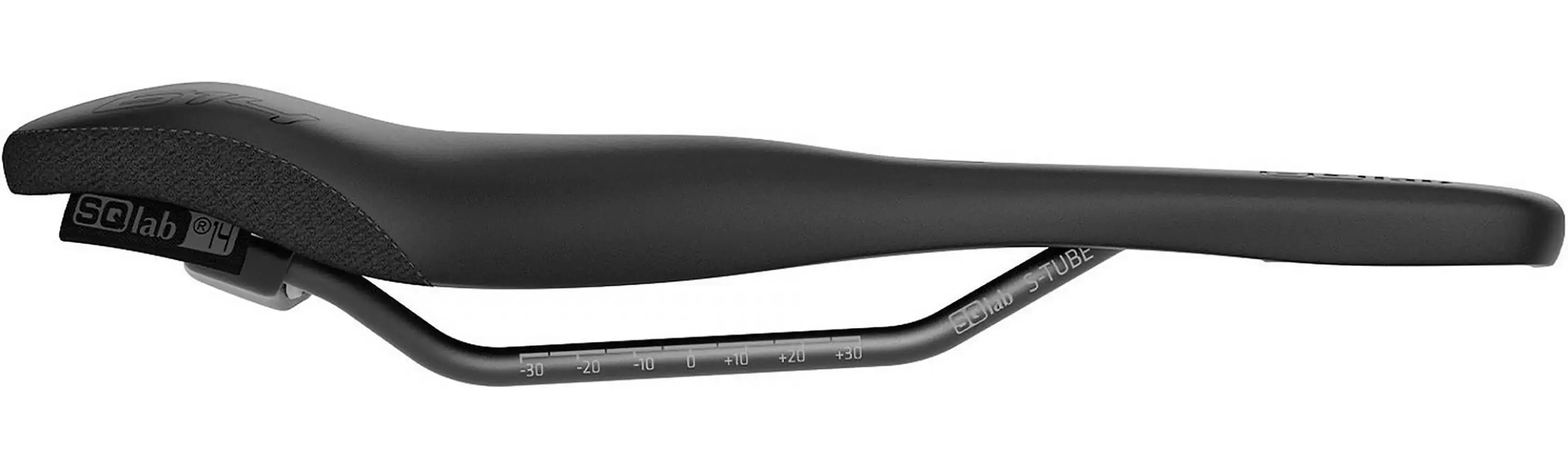 SQlab 614 Ergowave Active 2.1 S-Tube Fietszadel Zwart