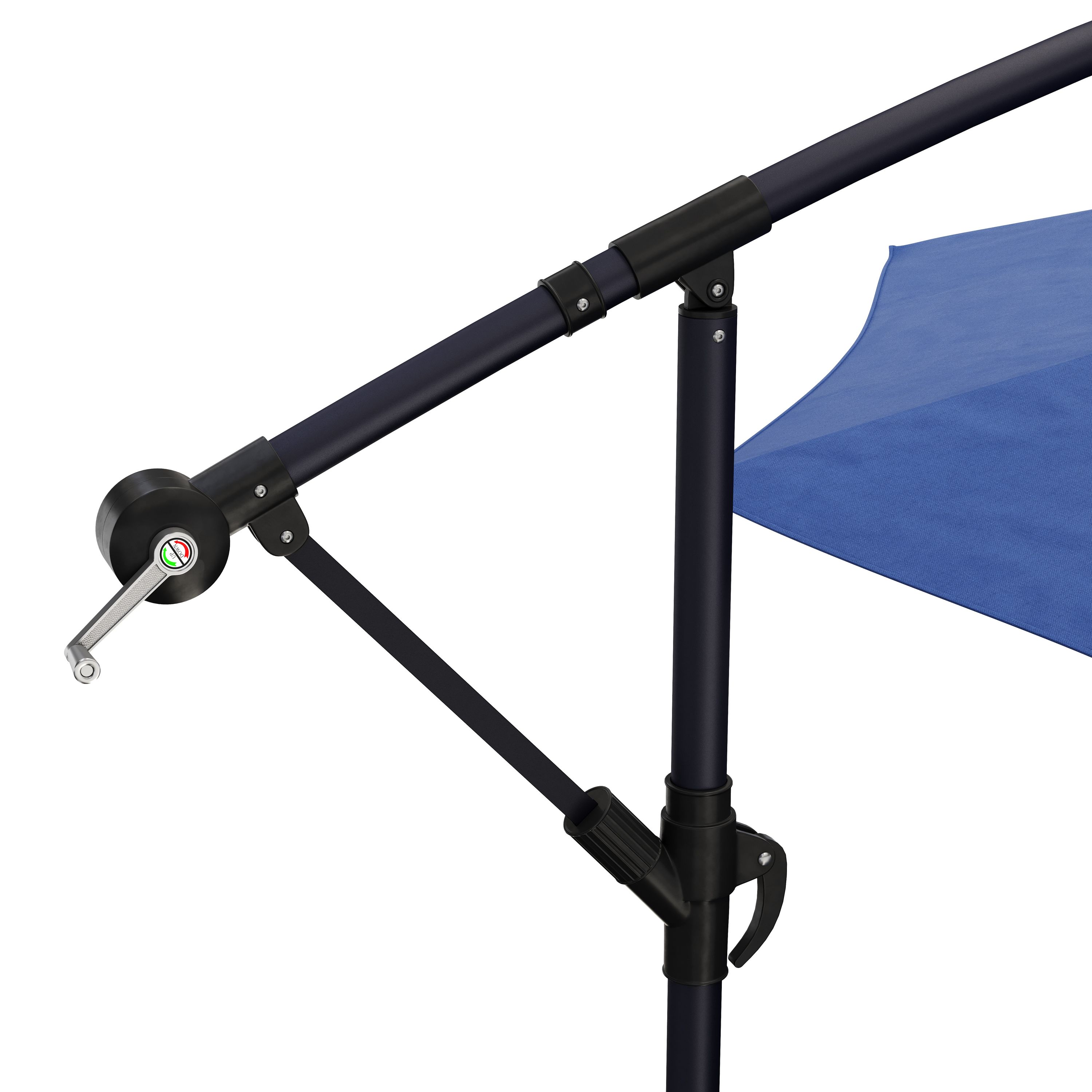 Sonnenschirm Ampelschirm SUN 270 cm blau